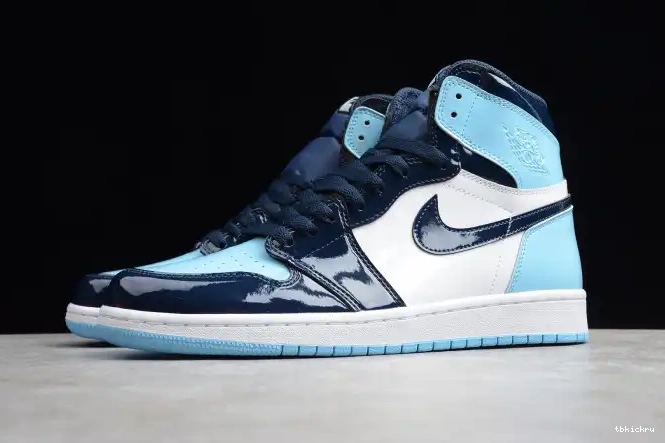 Rep TBkick 1 Jordan Retro CD0461-401 UNC Patent OG Air High 0502